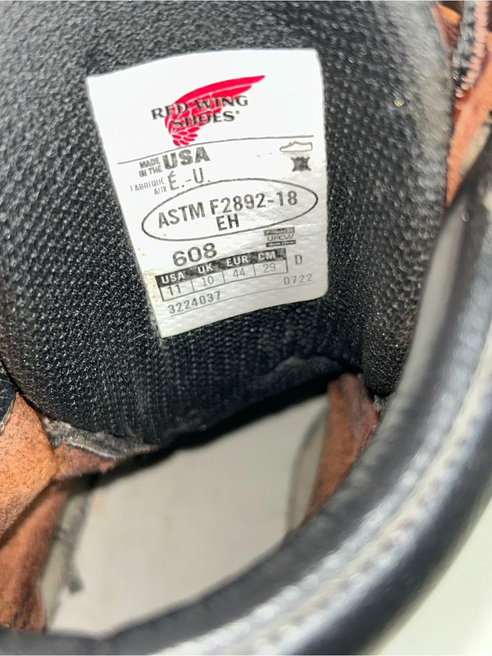 Red Wing 608 SuperSole 2.0 8 Inch Soft Toe Brown Leather Work Boot
